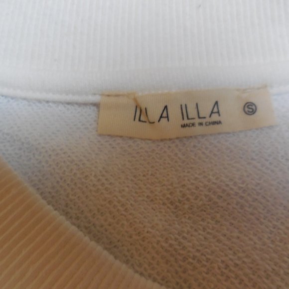 Women's Sweatshirt White NEW long sleeve top casual comfort athletic pullover - Picture 4 of 6